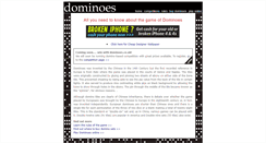 Desktop Screenshot of dominoes.co.uk